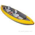 Kayak de pêche en gros kayak kayak orange kayak gonflable en une seule personne à vendre